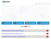 Tablet Screenshot of blutronics.com